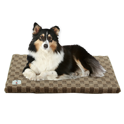 Ruff Love Crate Bed Quilted Foam Sherpa & Faux Fur