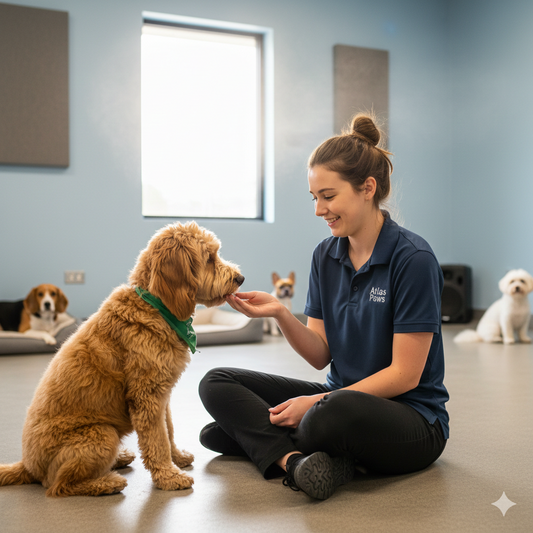 What "Fear Free®" Actually Means for Your Dog’s Day at Atlas Paws