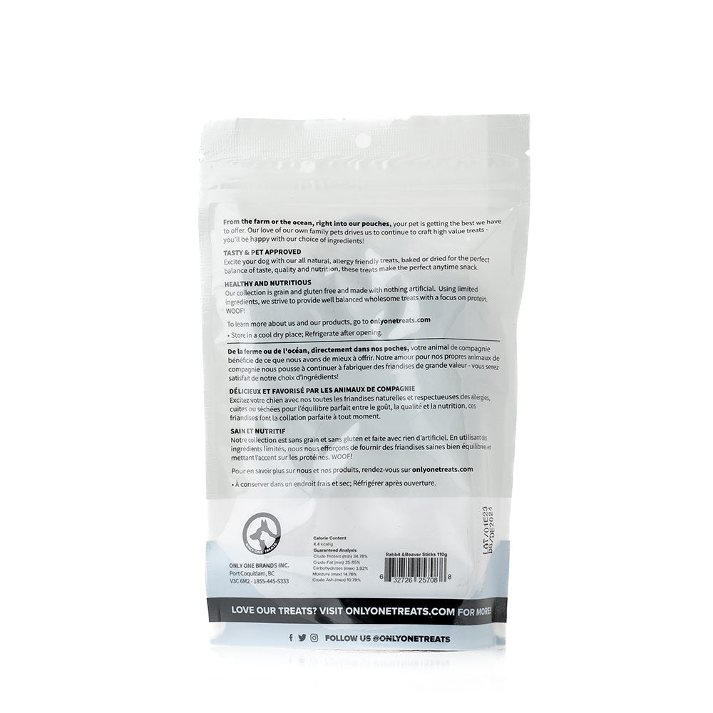 Rabbit & Beaver Sticks 110g