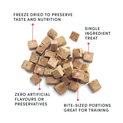 Mini Trainers Freeze Dried Pork Hearts